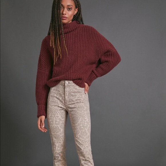 Anthropologie Pants - Anthropologie | PILCRO FLOCKED LEGGINGS | Size 32